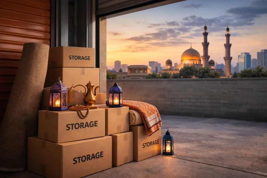Ramadan storage tips for a clutter-free home with neatly stored household items